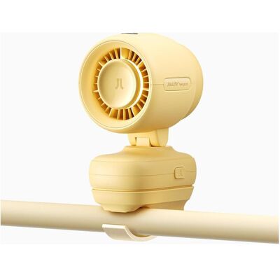 Jisulife Stroller Fan 4, Ventilateur, Jaune - Publicité Jisulife Stroller Fan 4, Ventilateur, Jaune - Publicité