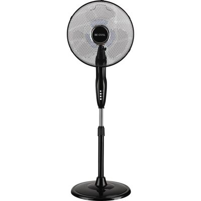 Be Cool BC16SFRC Ventilateur sur pied 40cm, Ventilateur, Noir - Publicité Be Cool BC16SFRC Ventilateur sur pied 40cm, Ventilateur, Noir - Publicité