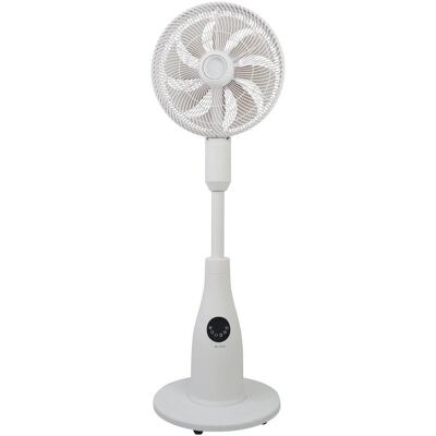 Be Cool Ventilateur sur pied premium avec pulvérisation d'eau, Ventilateur, Blanc - Publicité Be Cool Ventilateur sur pied premium avec pulvérisation d'eau, Ventilateur, Blanc - Publicité