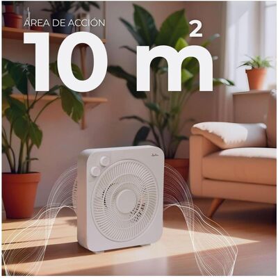 Jata Tischventilator JVVS3115 Weiss, Ventilateur, Blanc - Publicité Jata Tischventilator JVVS3115 Weiss, Ventilateur, Blanc - Publicité