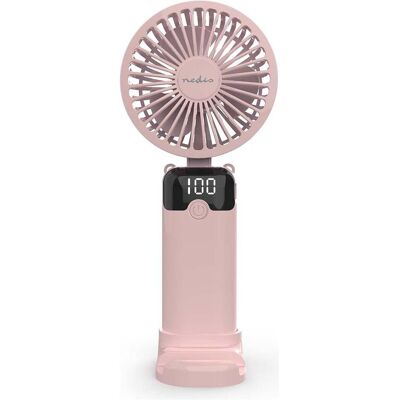 Nedis Ventilateur à main 90 mm 6 vitesses Rose, Ventilateur, Pink - Publicité Nedis Ventilateur à main 90 mm 6 vitesses Rose, Ventilateur, Pink - Publicité