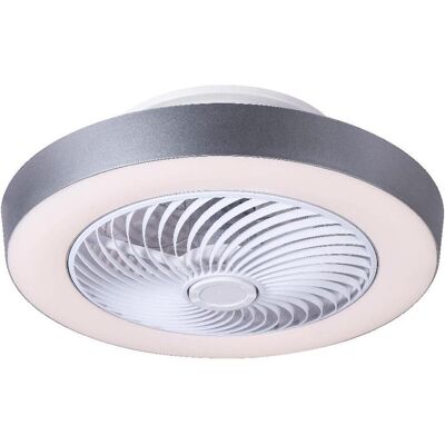 Madeira Ventilateur de plafond avec éclairage Gharra blanc/gris jusqu'à 25 m Couleur de lumière réglable, Ventilateur, Blanc - Publicité Madeira Ventilateur de plafond avec éclairage Gharra blanc/gris jusqu'à 25 m Couleur de lumière réglable, Ventilateur, Blanc - Publicité