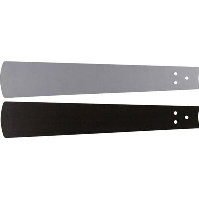 CasaFan Jeu de pales de ventilateur de plafond Wenge/laque gris argenté 152 Décor des pales : wengé, gris, Ventilateur, Gris - Publicité CasaFan Jeu de pales de ventilateur de plafond Wenge/laque gris argenté 152 Décor des pales : wengé, gris, Ventilateur, Gris - Publicité