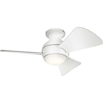 Elstead - Ventilateur de plafond Sola à 3 pales 86cm avec lumière LED - Ventilateur de plafond - Publicité Elstead - Ventilateur de plafond Sola à 3 pales 86cm avec lumière LED - Ventilateur de plafond - Publicité