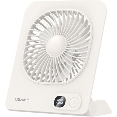 Usams Wentylator USB Wiatraczek magnetyczny na biurko biały, Ventilateur, Blanc - Publicité Usams Wentylator USB Wiatraczek magnetyczny na biurko biały, Ventilateur, Blanc - Publicité