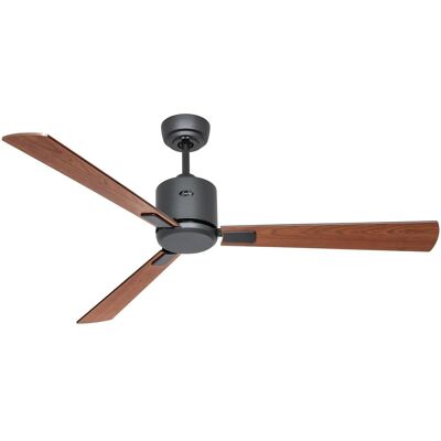 CasaFan Eco Neo III - Gris Basalte / Cerise et Noyer - Ventilateur de plafond - Publicité CasaFan Eco Neo III - Gris Basalte / Cerise et Noyer - Ventilateur de plafond - Publicité