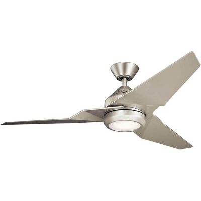 Elstead Lighting Jade ventilateur de plafond silencieux avec lumière LED Ø152cm + télécommande Argent, Ventilateur, Argent - Publicité Elstead Lighting Jade ventilateur de plafond silencieux avec lumière LED Ø152cm + télécommande Argent, Ventilateur, Argent - Publicité