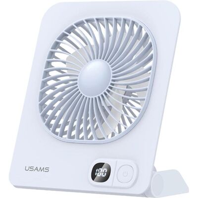 Usams Wentylator USB Wiatraczek magnetyczny na biurko niebieski, Ventilateur, Bleu - Publicité Usams Wentylator USB Wiatraczek magnetyczny na biurko niebieski, Ventilateur, Bleu - Publicité
