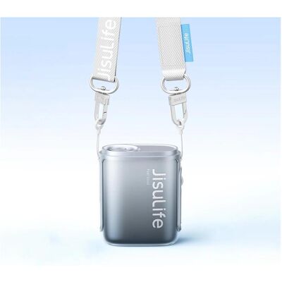 Jisulife Nackenventilator 5 4500mAh Mini-Ventilator mit Trageschlaufe - Schwarz, Ventilateur, Noir - Publicité Jisulife Nackenventilator 5 4500mAh Mini-Ventilator mit Trageschlaufe - Schwarz, Ventilateur, Noir - Publicité