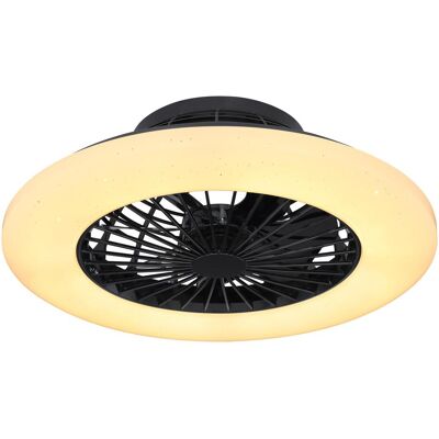 Globo Travo - Noir - Ventilateur de plafond avec lumière LED - Publicité Globo Travo - Noir - Ventilateur de plafond avec lumière LED - Publicité