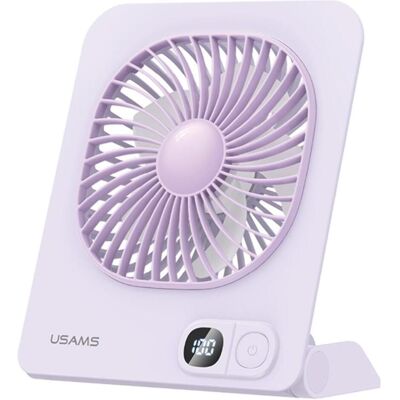 Usams Wentylator USB Wiatraczek magnetyczny na biurko fioletowy, Ventilateur, Violet - Publicité Usams Wentylator USB Wiatraczek magnetyczny na biurko fioletowy, Ventilateur, Violet - Publicité
