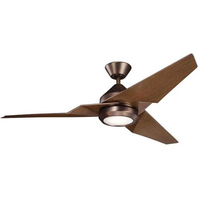 Elstead Lighting Jade ventilateur de plafond silencieux avec lumière LED Ø152cm + télécommande noix, Ventilateur, Bronze - Publicité Elstead Lighting Jade ventilateur de plafond silencieux avec lumière LED Ø152cm + télécommande noix, Ventilateur, Bronze - Publicité