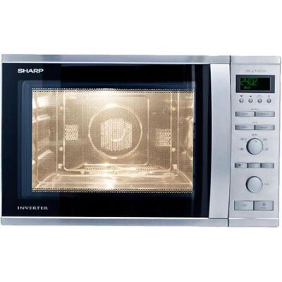 Sharp R-941 Stw, Micro-ondes, Argent - Publicité Sharp R-941 Stw, Micro-ondes, Argent - Publicité