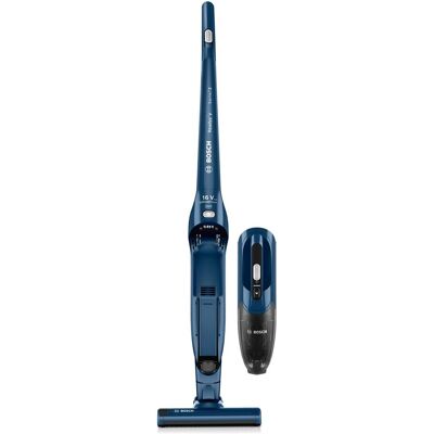 Bosch BBHF216 - Bleu - Aspirateur balai 2 en 1 - Publicité Bosch BBHF216 - Bleu - Aspirateur balai 2 en 1 - Publicité