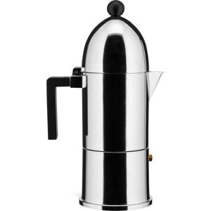 Alessi La cupola, Cafetière moka, Noir - Publicité Alessi La cupola, Cafetière moka, Noir - Publicité