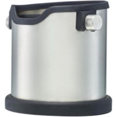 Rhino Coffee Gear Rhinowares Deluxe Round Knock Box - Argent - Knock Box - Publicité Rhino Coffee Gear Rhinowares Deluxe Round Knock Box - Argent - Knock Box - Publicité