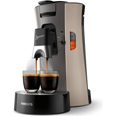 Philips Senseo CSA240/30 - Beige, Gris - Machine à café capsules - Publicité Philips Senseo CSA240/30 - Beige, Gris - Machine à café capsules - Publicité