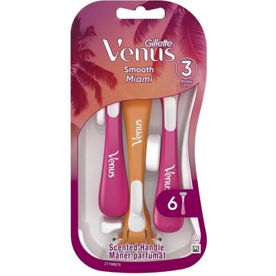 Rasoir jetable Venus Smooth Miami - Lames de rasoir - Publicité Rasoir jetable Venus Smooth Miami - Lames de rasoir - Publicité