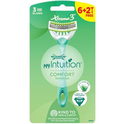 Wilkinson, Rasoir, Xtreme 3 Comfort Sensitive Disposable Razor - Femmes - Publicité Wilkinson, Rasoir, Xtreme 3 Comfort Sensitive Disposable Razor - Femmes - Publicité