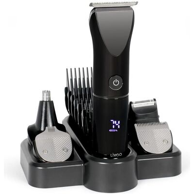 Livoo, Tondeuse barbe + cheveux, Set tondeuse électrique multifonction - Publicité Livoo, Tondeuse barbe + cheveux, Set tondeuse électrique multifonction - Publicité