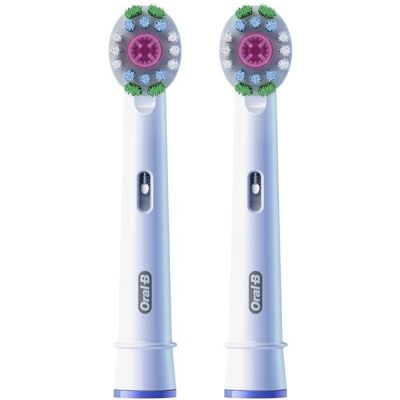 Tête de brosse à dents électrique Oral-B Pro 3D White - Tête de brosse - Publicité Tête de brosse à dents électrique Oral-B Pro 3D White - Tête de brosse - Publicité