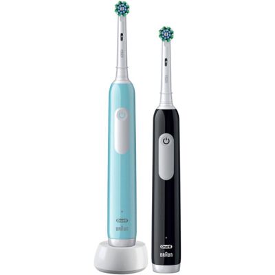 Brosse à dents électrique Oral-B Pro Series 1 Duo - Bleu, Noir - Publicité Brosse à dents électrique Oral-B Pro Series 1 Duo - Bleu, Noir - Publicité
