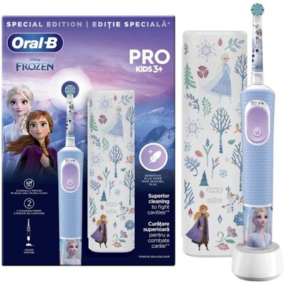 Brosse à dents électrique Oral-B Vitality Pro Kids Frozen - Enfants 3+ - Publicité Brosse à dents électrique Oral-B Vitality Pro Kids Frozen - Enfants 3+ - Publicité