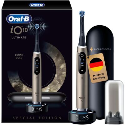 Oral-B, Brosse à dents électrique, iO Series 10 Lunar Gold Special Edition Elektrische Zahnbürste - Publicité Oral-B, Brosse à dents électrique, iO Series 10 Lunar Gold Special Edition Elektrische Zahnbürste - Publicité