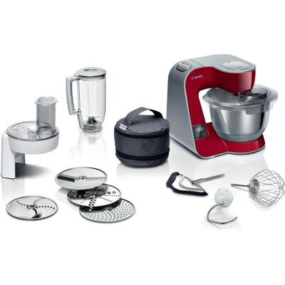 Bosch MUM5X720 - Rouge foncé/Argent - Robot de cuisine - Publicité Bosch MUM5X720 - Rouge foncé/Argent - Robot de cuisine - Publicité