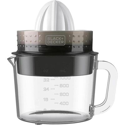 Black & Decker BXCJ30E, Centrifugeuse, Transparent, Noir - Publicité Black & Decker BXCJ30E, Centrifugeuse, Transparent, Noir - Publicité