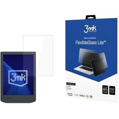 3MK hybridní sklo FlexibleGlass Lite pro PocketBook Verse Lite (619), Film de protection des appareils - Publicité 3MK hybridní sklo FlexibleGlass Lite pro PocketBook Verse Lite (619), Film de protection des appareils - Publicité