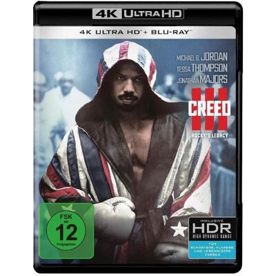 MGM, Creed III - Blu Ray 4K - Publicité MGM, Creed III - Blu Ray 4K - Publicité