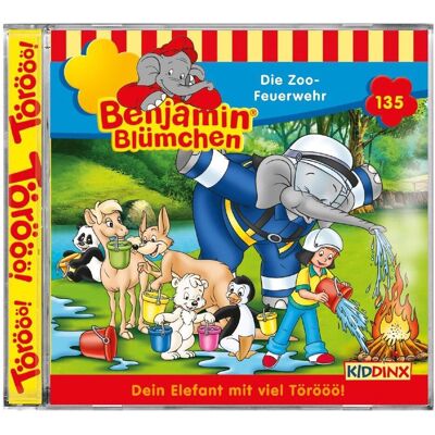 Kiddinx Épisode 135 : Les pompiers du zoo, Livres audio de Benjamin Blümchen - Publicité Kiddinx Épisode 135 : Les pompiers du zoo, Livres audio de Benjamin Blümchen - Publicité