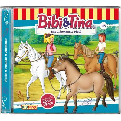 Kiddinx Episode 115:Le cheval inconnu, Livres audio de Bibi & Tina - Publicité Kiddinx Episode 115:Le cheval inconnu, Livres audio de Bibi & Tina - Publicité
