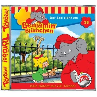 Kiddinx Épisode 038 : Le Zoo Déménage, Livres audio de Benjamin Blümchen - Publicité Kiddinx Épisode 038 : Le Zoo Déménage, Livres audio de Benjamin Blümchen - Publicité