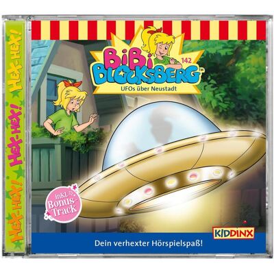 Kiddinx Bibi Blocksberg 142 - Des ovnis au-dessus de Neustadt, Livres audio de Bibi Blocksberg - Publicité Kiddinx Bibi Blocksberg 142 - Des ovnis au-dessus de Neustadt, Livres audio de Bibi Blocksberg - Publicité