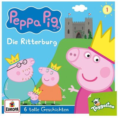 Europa Peppa Pig 01 - Le château des chevaliers, Livres audio - Publicité Europa Peppa Pig 01 - Le château des chevaliers, Livres audio - Publicité