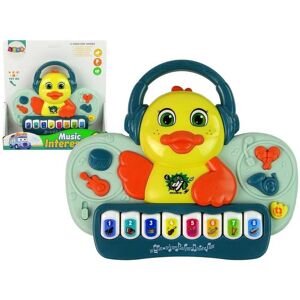 Lean Toys Duck Duck Piano DJ interactif Instruments sonores Mélodies musicales - Publicité Lean Toys Duck Duck Piano DJ interactif Instruments sonores Mélodies musicales - Publicité