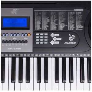 No Name MK 2106 KEYBOARD Touches de piano pour enfants pour l'enseignement (61 Boutons), Synthétiseur, Noir - Publicité No Name MK 2106 KEYBOARD Touches de piano pour enfants pour l'enseignement (61 Boutons), Synthétiseur, Noir - Publicité