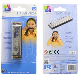 Concerto Harmonica 10 voix métal 10cm - Publicité Concerto Harmonica 10 voix métal 10cm - Publicité