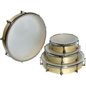 Goldon Rahmentrommel mit Kunststofffell (Percussion), Instrument à percussion, Blanc, Beige - Publicité Goldon Rahmentrommel mit Kunststofffell (Percussion), Instrument à percussion, Blanc, Beige - Publicité