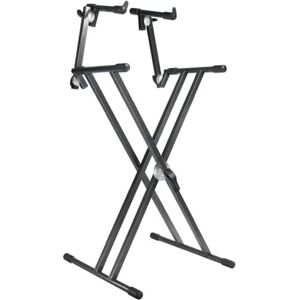 Proel SP252 Support pour deux claviers (Clavier), Pied + support pour instrument, Noir - Publicité Proel SP252 Support pour deux claviers (Clavier), Pied + support pour instrument, Noir - Publicité