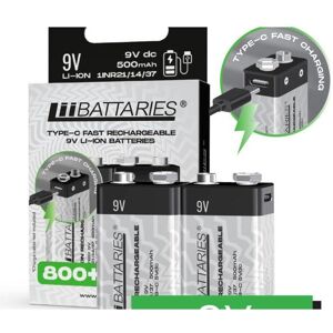 LiiBateries LIIBATTARIES AKUMULATORY LI-ON TYPU 9V 2szt (2 pcs), Batteries + piles - Publicité LiiBateries LIIBATTARIES AKUMULATORY LI-ON TYPU 9V 2szt (2 pcs), Batteries + piles - Publicité