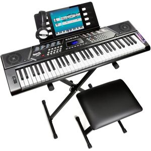 PDT Super kit clavier RockJam RJ5061 (61 Boutons), Synthétiseur, Noir - Publicité PDT Super kit clavier RockJam RJ5061 (61 Boutons), Synthétiseur, Noir - Publicité