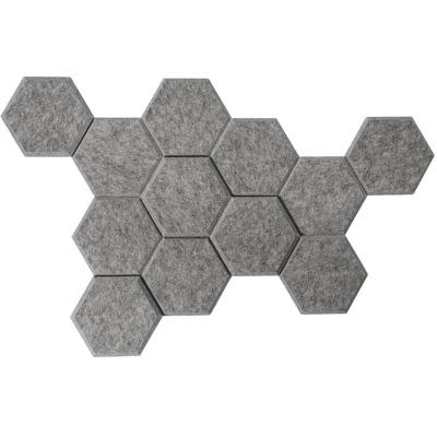 Panneaux acoustiques Hammerbacher VAWB15/5 Gris - Panneaux muraux - Publicité Panneaux acoustiques Hammerbacher VAWB15/5 Gris - Panneaux muraux - Publicité