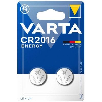 Varta Bateria Energy CR2016 2 szt. (2 pcs, CR2016), Batteries + piles - Publicité Varta Bateria Energy CR2016 2 szt. (2 pcs, CR2016), Batteries + piles - Publicité