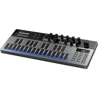Donner B1 - Syntétiseur analogique basowy, Synthétiseur, Gris, Noir - Publicité Donner B1 - Syntétiseur analogique basowy, Synthétiseur, Gris, Noir - Publicité