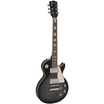 Dimavery LP-750 Guitare électrique, Translucent gray blackburst (Guitare électrique), Guitare, Noir, Gris, Transparent - Publicité Dimavery LP-750 Guitare électrique, Translucent gray blackburst (Guitare électrique), Guitare, Noir, Gris, Transparent - Publicité