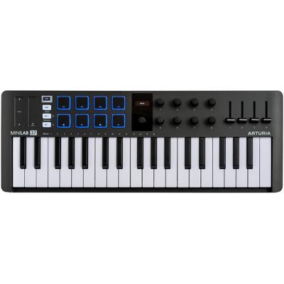 Arturia MINILab 37 Black (Clavier), Contrôleur MIDI, Noir - Publicité Arturia MINILab 37 Black (Clavier), Contrôleur MIDI, Noir - Publicité