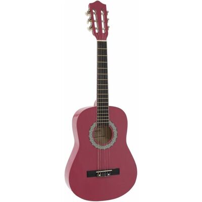 Dimavery AC-303 Guitare classique 1/2, rose (Guitare acoustique, Bois noir, Okoume, Tilleul), Guitare, Pink - Publicité Dimavery AC-303 Guitare classique 1/2, rose (Guitare acoustique, Bois noir, Okoume, Tilleul), Guitare, Pink - Publicité
